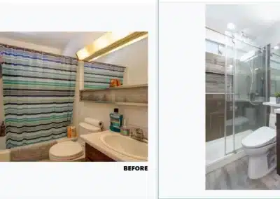 Mililani Makeover Before & After Bathroom