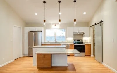 Accessible homes designed with Universal Design features tend to finish like this home, attractive, well-lit, safe and comfortable.