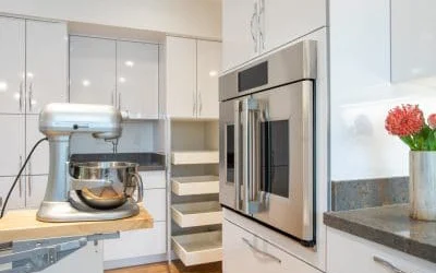 Kitchen features convenient touches