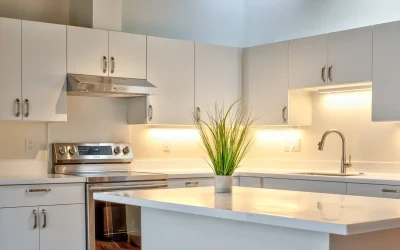 Multigenerational addition has a wet bar with an island