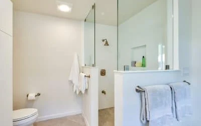 Luxurious barrier-free master bath