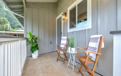 Lanai anchors one end of the shared space