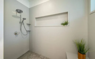 no grout shower surround